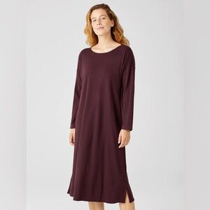 NWT Eileen Fisher Cozy Organic Cotton Interlock Dress Sz 2X